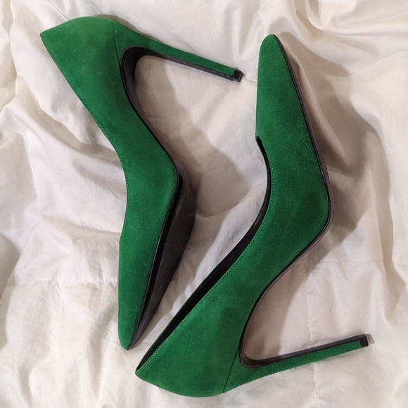 Saint Laurent YSL | suede stiletto pump - Picture 11 of 13